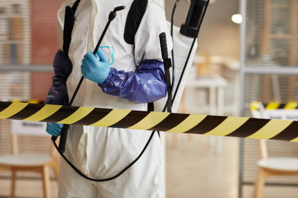 Professional Sewage Cleanup technician working in Mays Landing, NJ